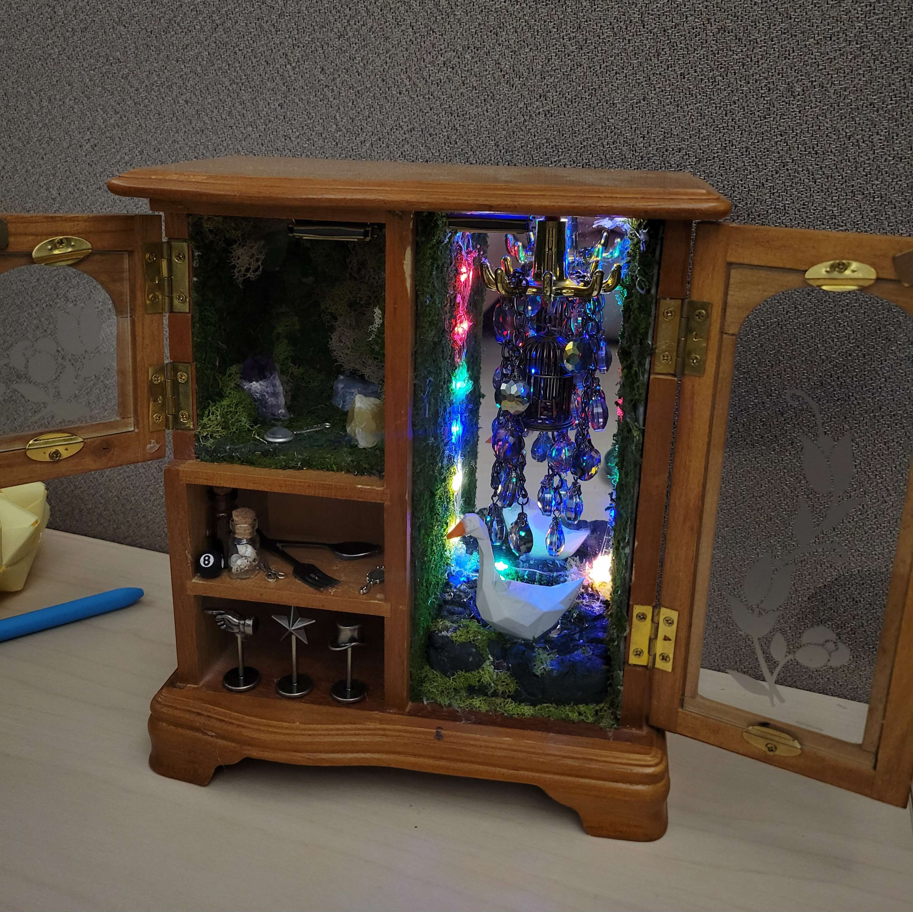 Whimsical Jewlery Box with lights